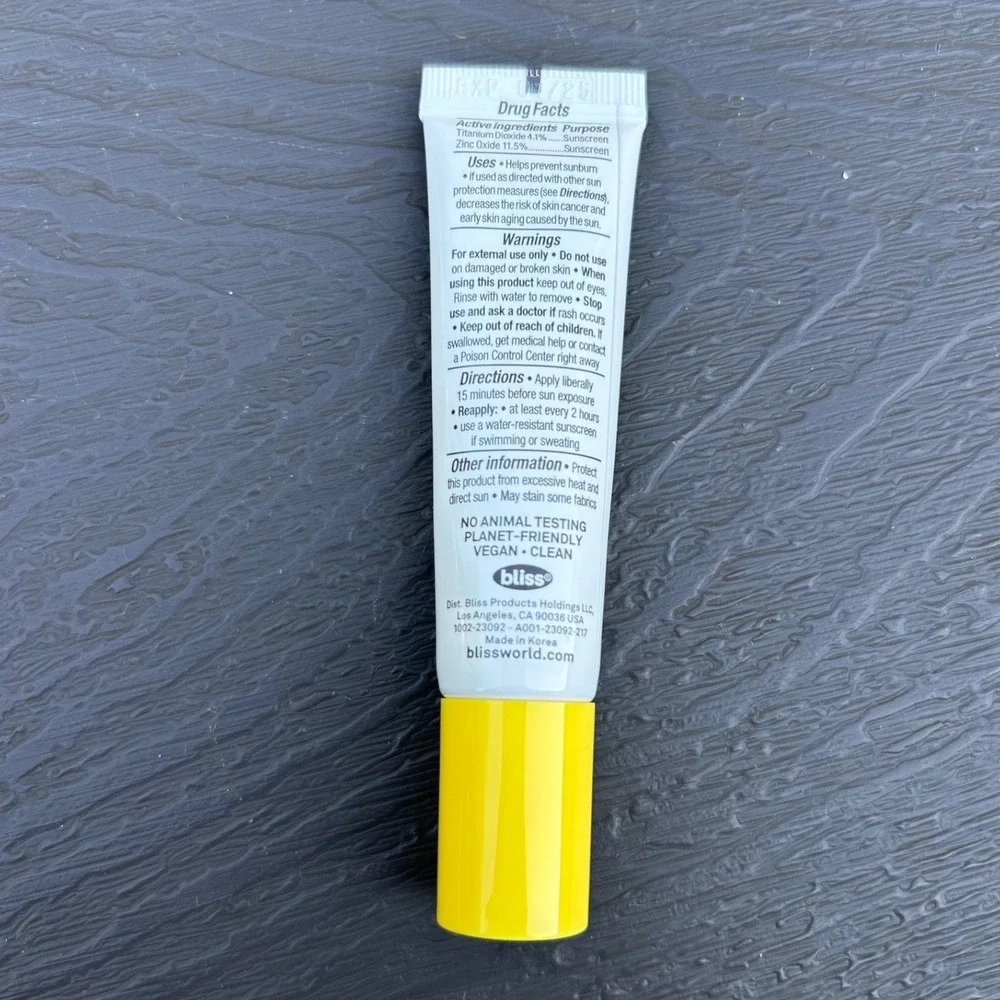 Bliss Block Star Invisible Daily Sunscreen SPF 30 Mineral 0.4 fl oz Mini Travel